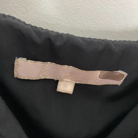 Hutch Georgia Maxi Dress Ruffles Wrap Floral Polka Dots Layered Cocktail Black - Picture 6 of 12